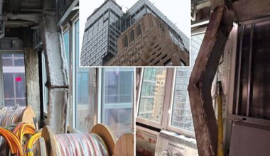 Crucial beams inside buckling NYC building ‘bending like cigarettes’: worker