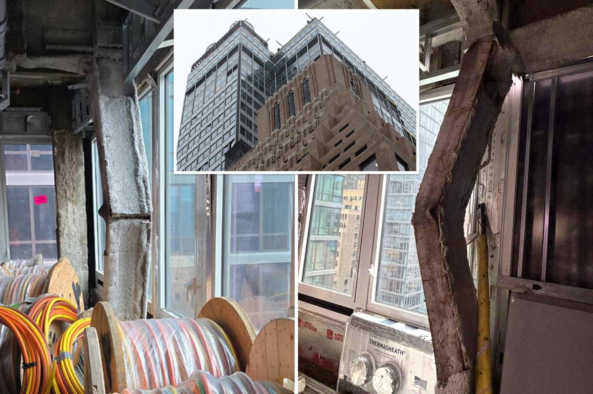 Crucial beams inside buckling NYC building ‘bending like cigarettes’: worker