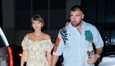 Taylor Swift's A-list wedding guests revealed as Graham Norton, TV star and massive pop singer arrive in New York
