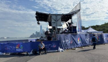 NYC flash storm causes 'significant' damage to Governors Island viewing site for Sail4th 250