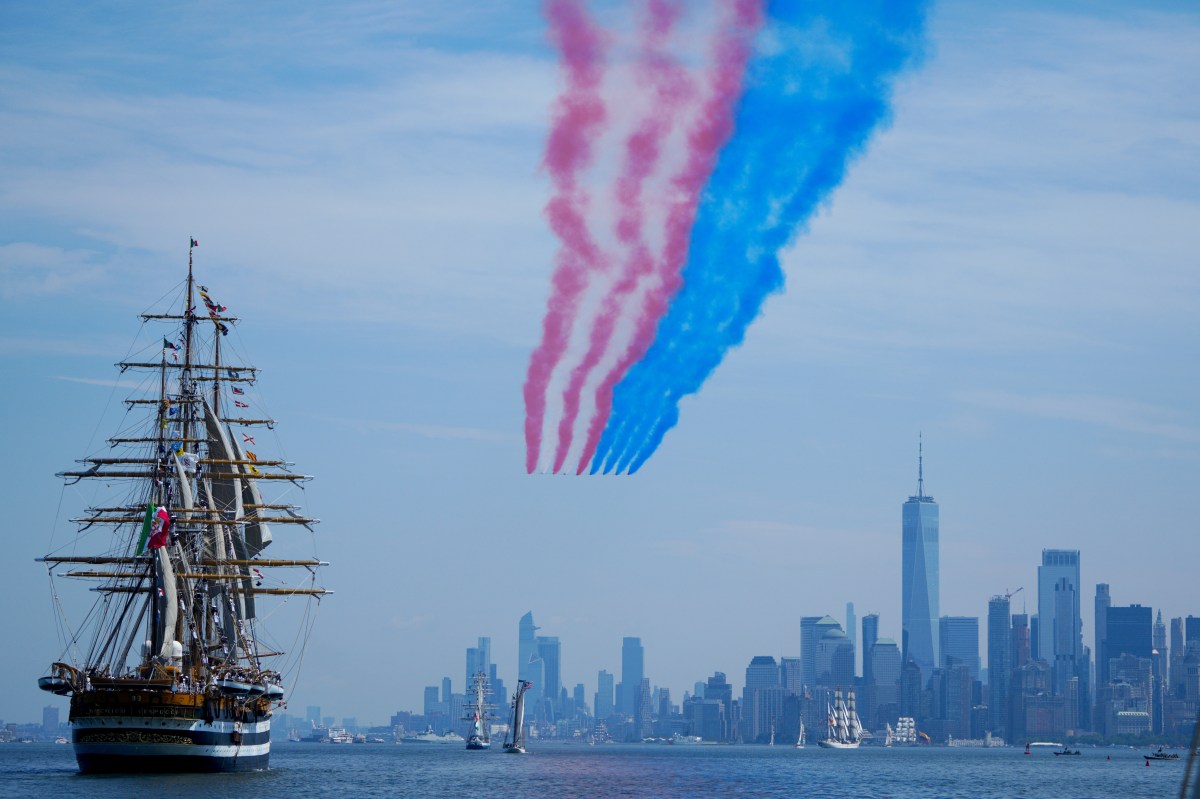 Parade of Tall Ships cruises through New York Harbor to celebrate Sail4th 250: Photos