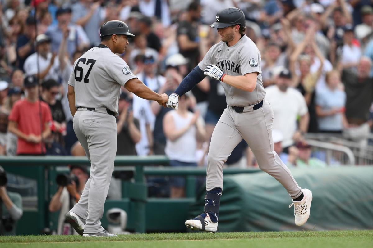 Yankees pull off latest comeback with three homers to beat Nationals