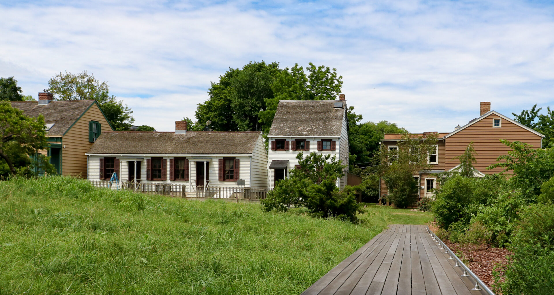 weeksville - wood frame houses