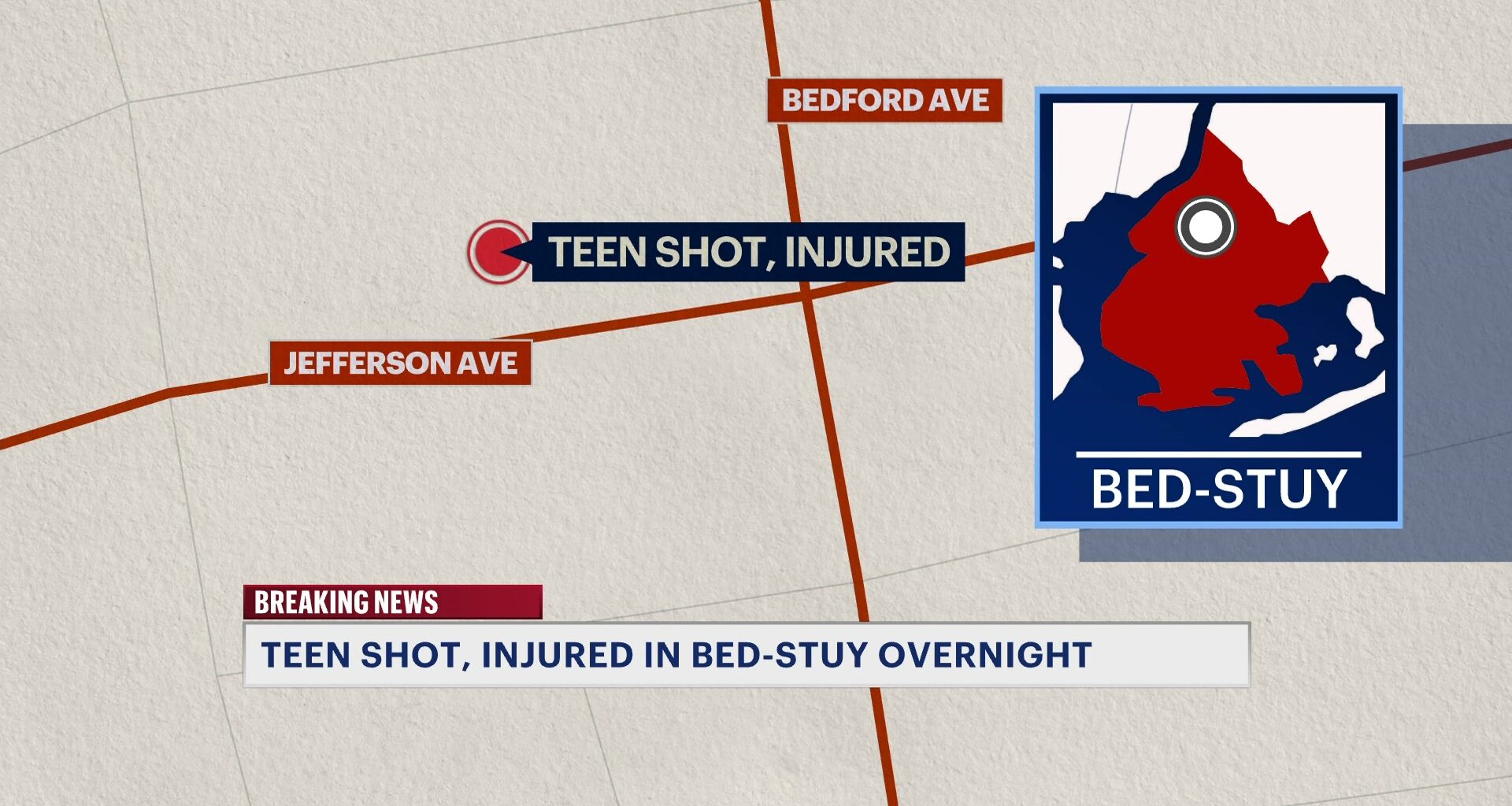 News 12 | Brooklyn | Teen Injured In Bed Stuy Shooting