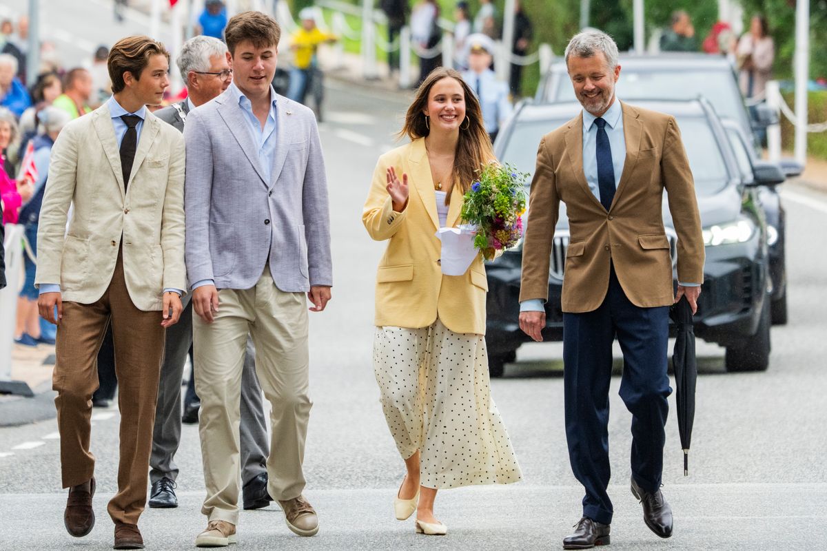 The Danish royals greeted well-wishers during their annual summer appearance in Gråsten, continuing one of the monarchy's most beloved seasonal traditions.