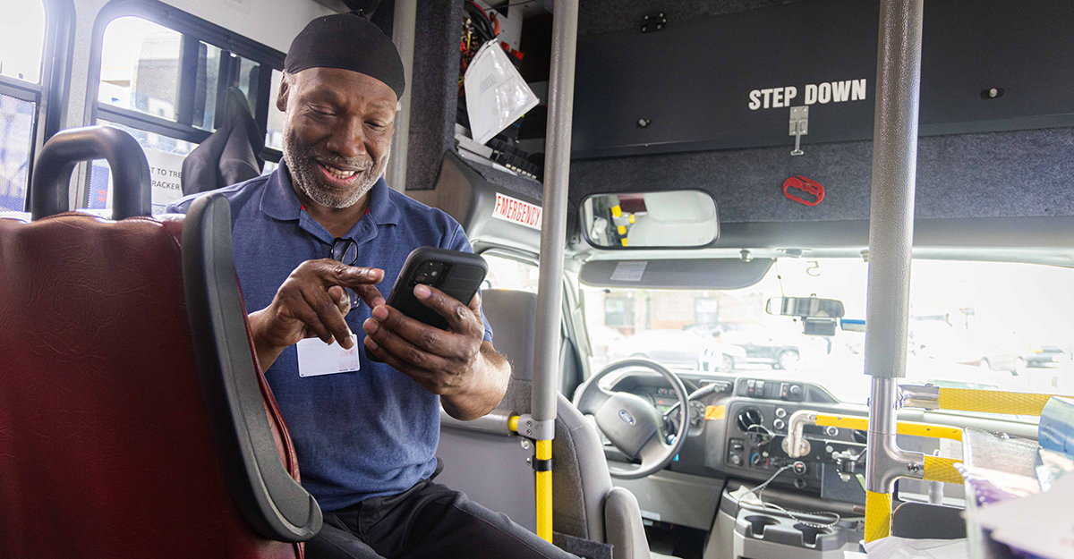 Most days for Andre Jordan begin on the S.H.O.W. mobile unit where he checks his schedule to plot the day’s activities in the bustling Mott Haven community.