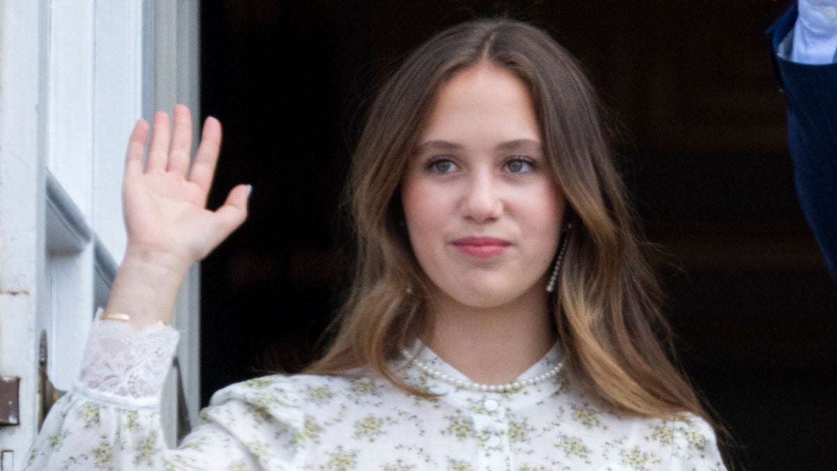 Princess Josephine steals the spotlight in butter yellow as Queen Mary coordinates in blue