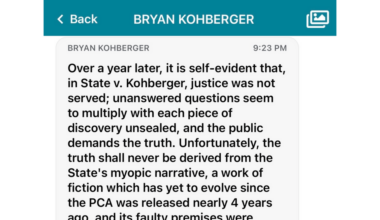 Read Bryan Kohberger’s Statement About Abandoning His Guilty Plea