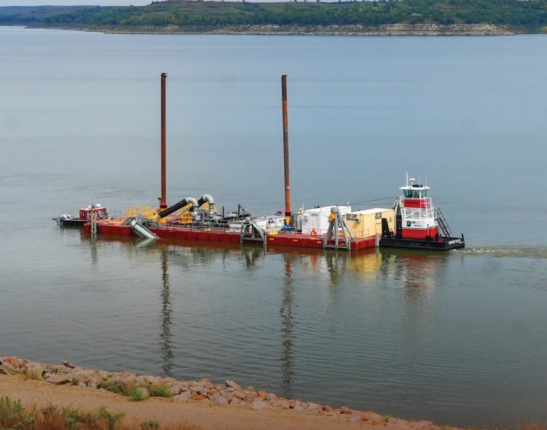 PHOTO OF THE DAY: Water injection dredging moves ahead in Manhattan, Kansas