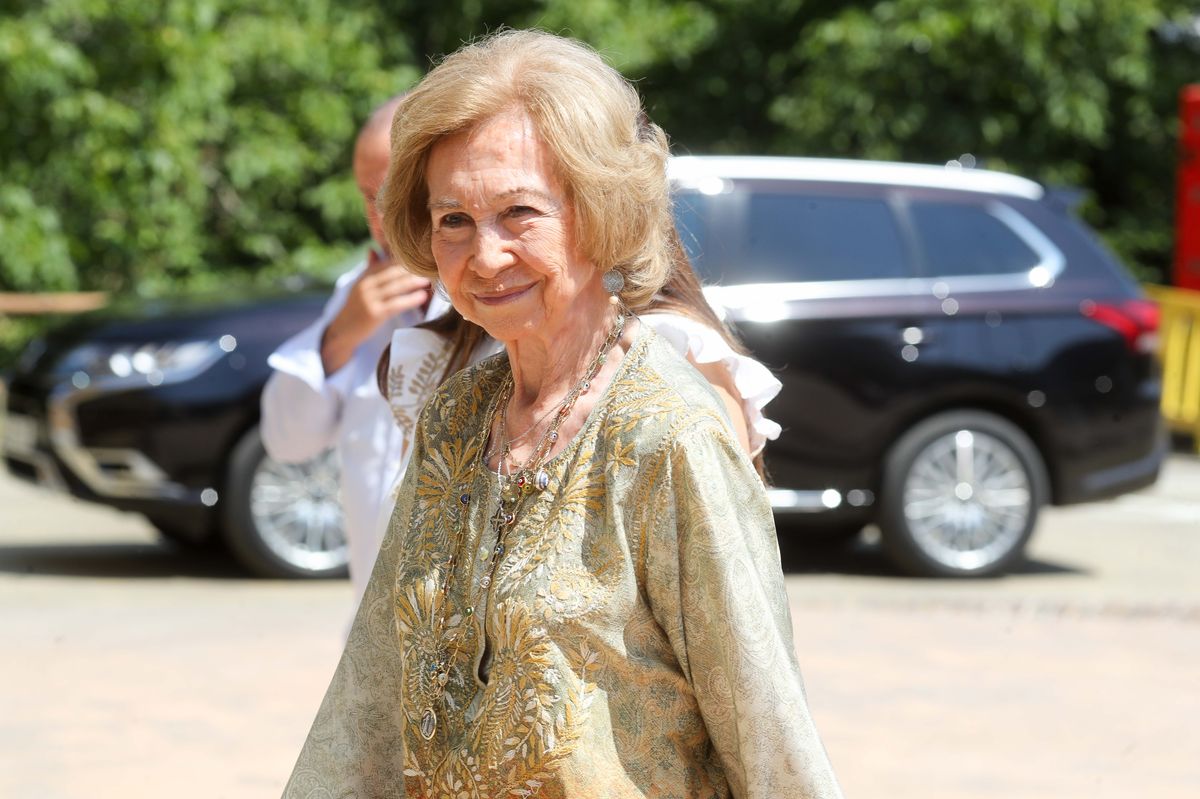 Queen Sofía welcomed members of her family to Marivent Palace during the Spanish royal family's annual summer stay in Mallorca.