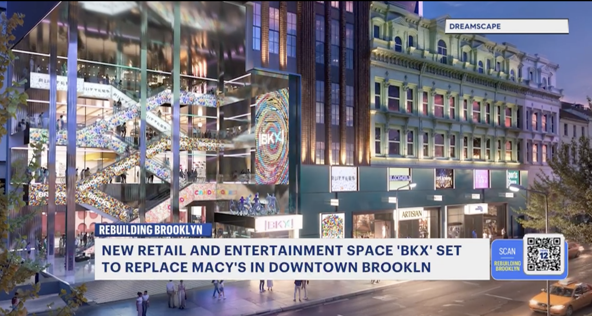 News 12 | Brooklyn | Six Story Retail And Entertainment Space Set To Replace Macys In Downtown Brooklyn