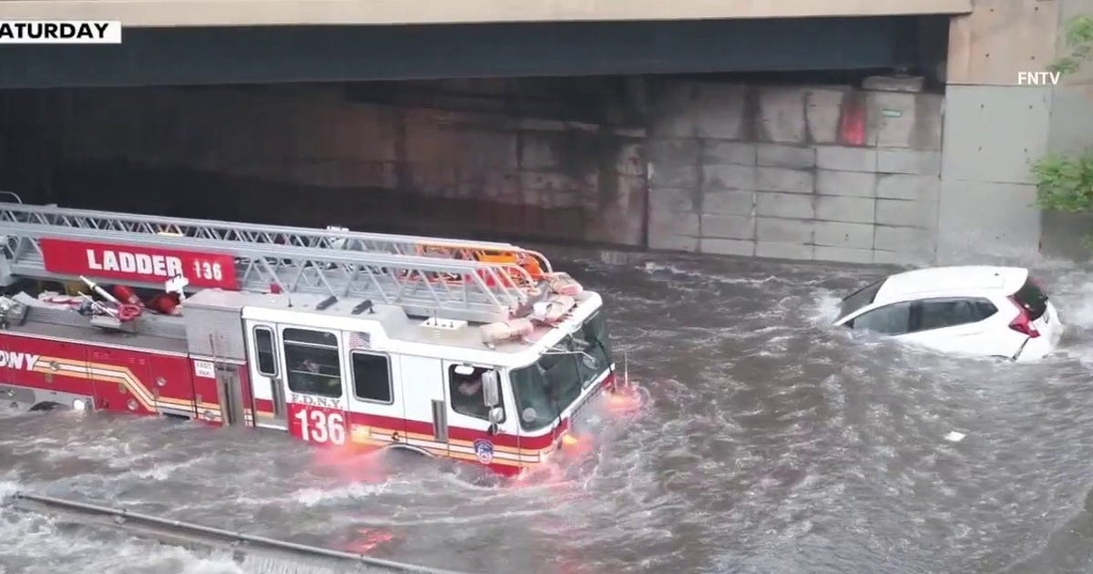 Heavy storms, severe flooding threaten evening commute as flood watch issued across NYC