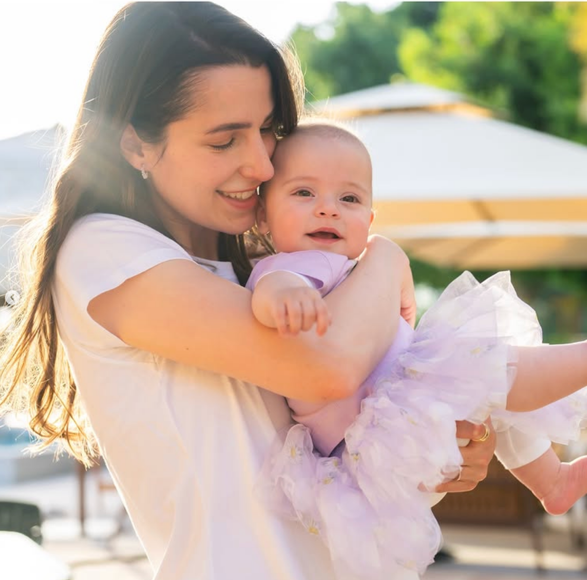 Princess Rajwa and daughter Princess Iman