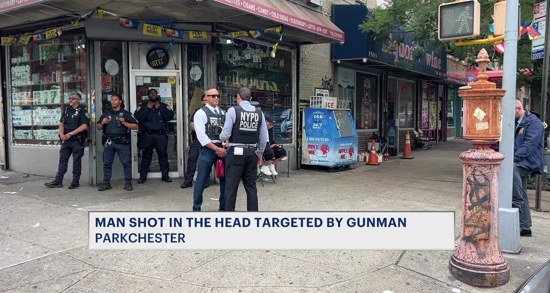 News 12 | Bronx | Man Shot In The Head In Front Of Parkchester Liquor Store Was Targeted By Gunman