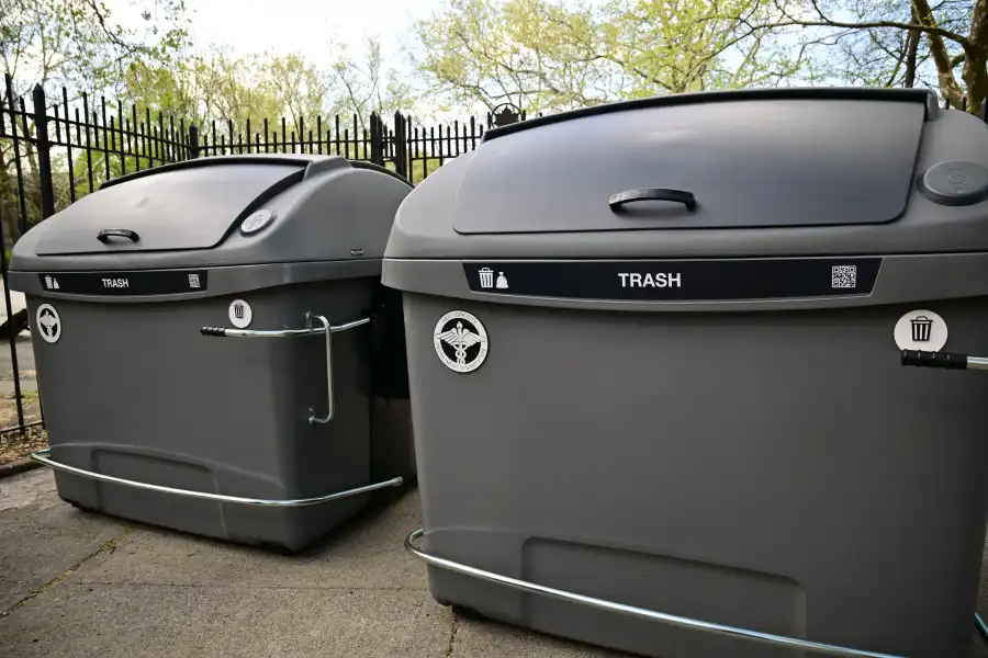 trash containers