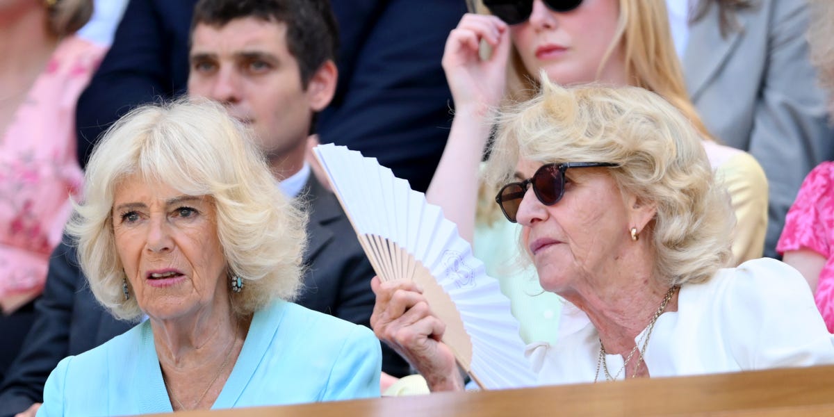 See Queen Camilla and Her Sister Annabel Elliot at the Wimbledon Quarterfinals 2026