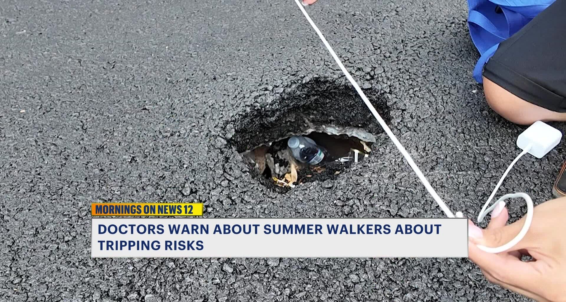 News 12 | Bronx | Potholes Uneven Pavement Contribute To Rise In Summer Ankle Injuries Doctors Say