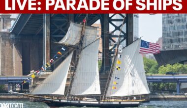 WATCH: Parade of Ships in NYC’s Hudson River for July 4th, America 250