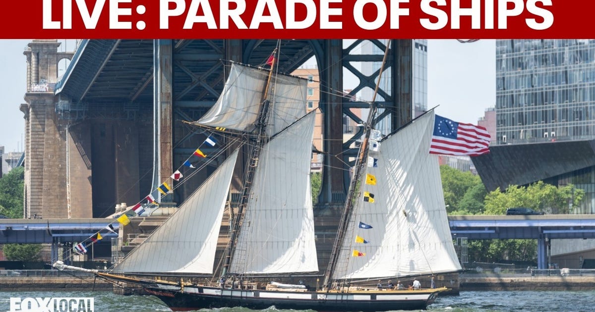 WATCH: Parade of Ships in NYC’s Hudson River for July 4th, America 250
