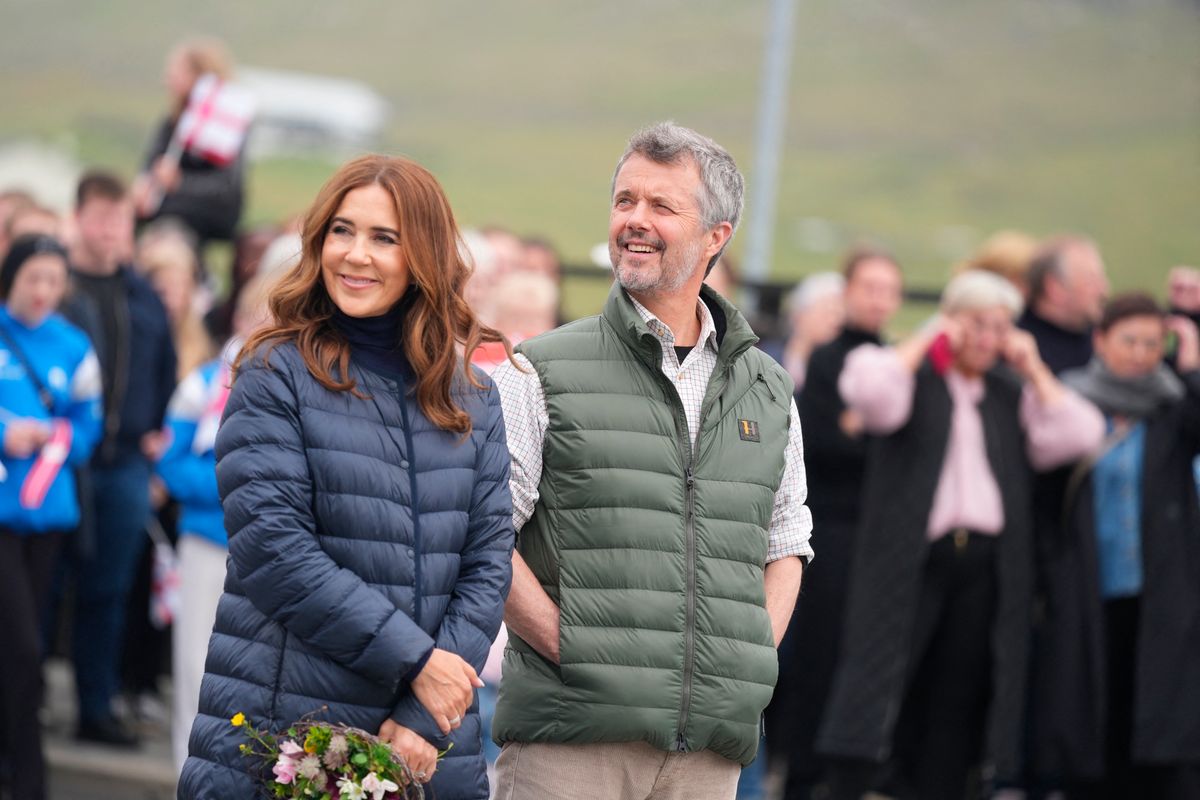 King Frederik and Queen Mary take in the dramatic scenery during their official visit to the Faroe Islands in June 2025.