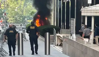 FBI SAYS MAN ARRESTED AFTER SETTING OFF EXPLOSIVE OUTSIDE MANHATTAN FEDERAL BUILDING