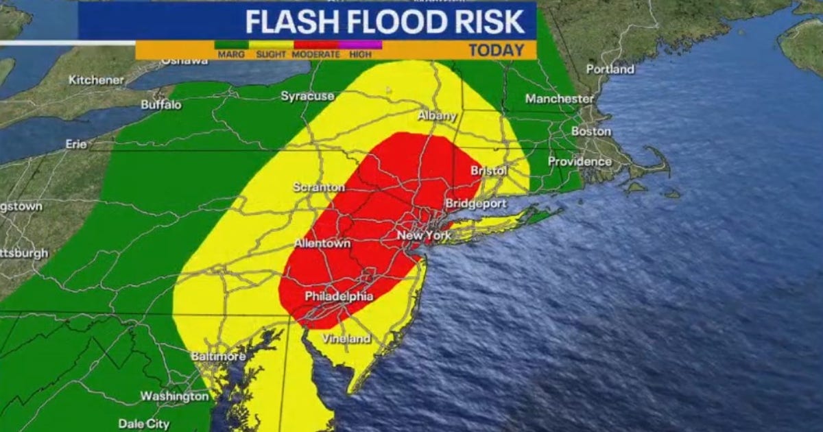 LIVE NYC weather updates: Flash flood warning, flood watch