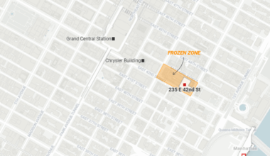 MAP: Frozen zone shrinks in NYC building collapse investigation – NBC New York