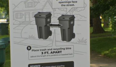 Garbage cans