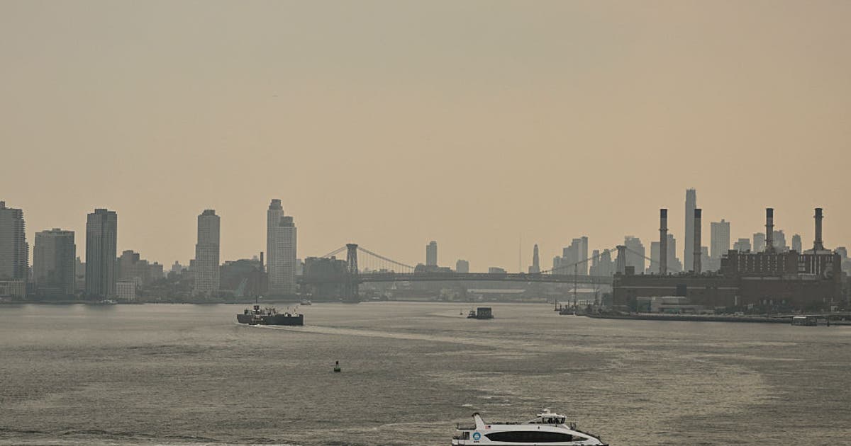 Canada wildfire smoke pushing down to NY area this week, NWS warns