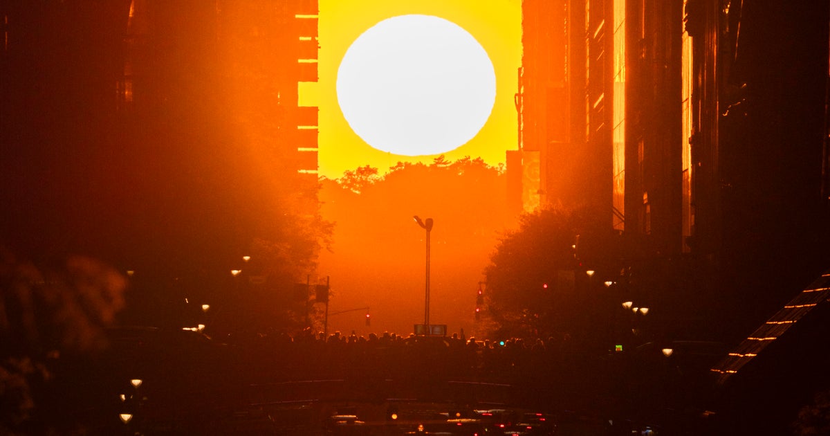 Manhattanhenge 2026 is visible tonight in NYC. Here's the forecast and where to get the best view.