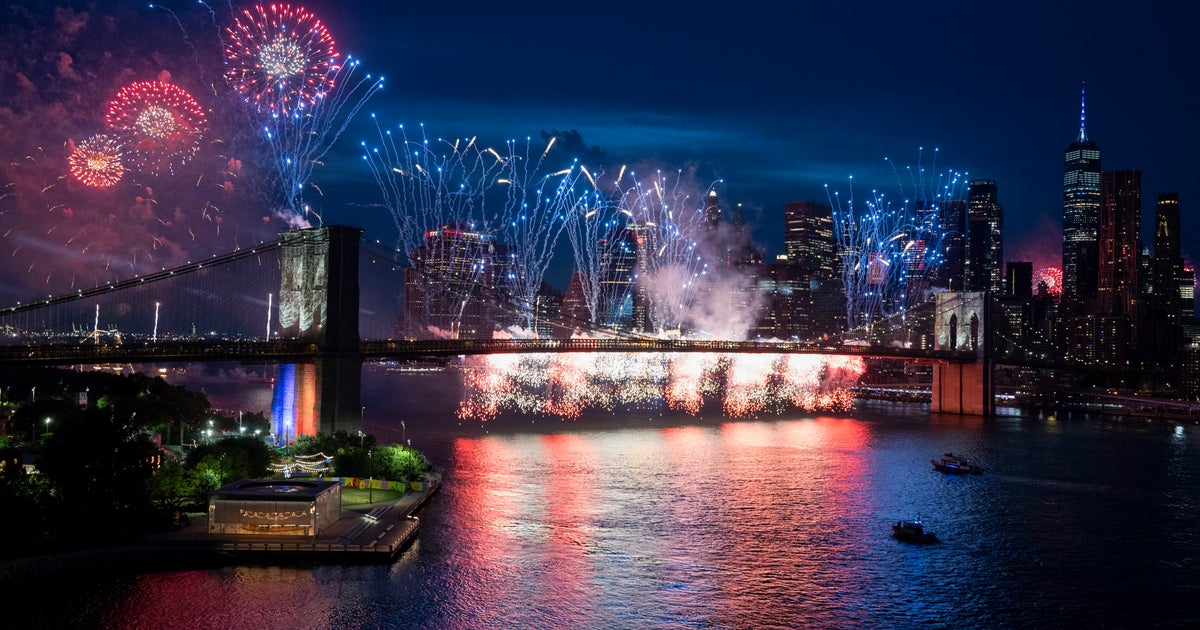 Macy's Fourth of July fireworks light up NYC skies despite severe weather threat