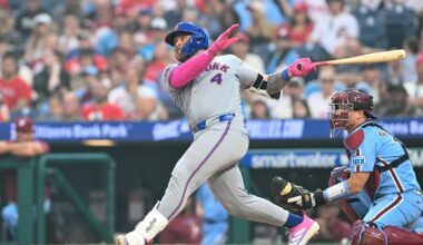Francisco Alvarez homers twice as New York Mets beat Philadelphia Phillies under smoky sky