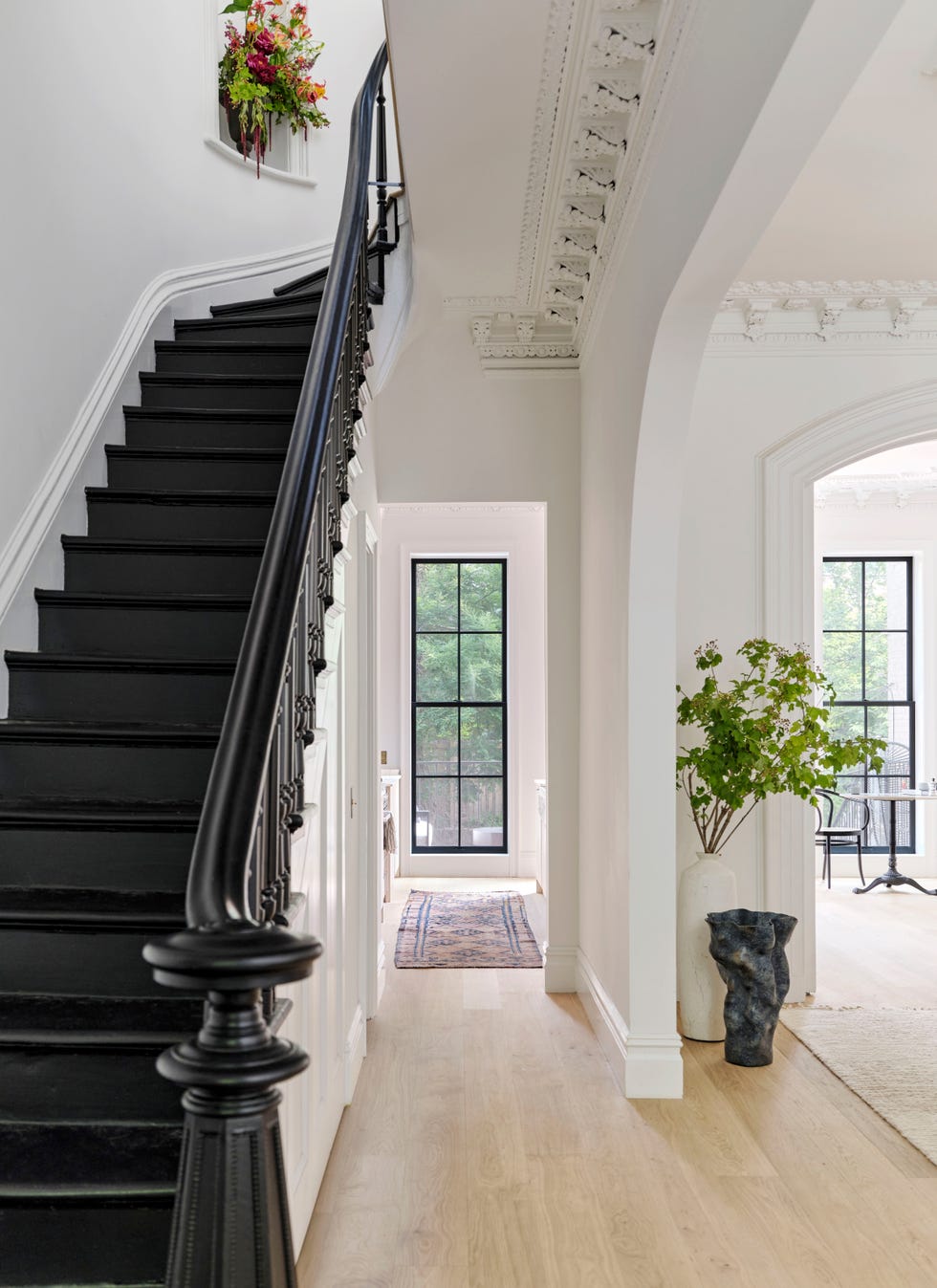 a staircase in a house