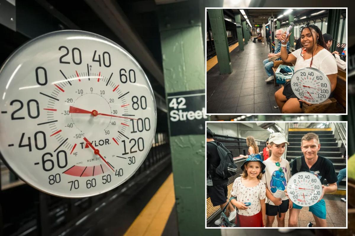 Feels-like temps hit 108 F in subway under heat dome