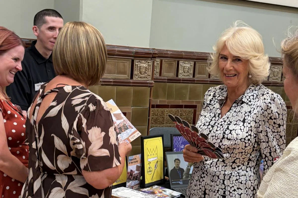 Lighthouse Poole showcases community work during King and Queen's Dorset visit