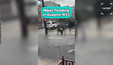 Queens streets overwhelmed by flash flooding