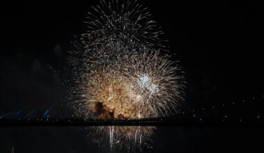 Brooklyn Bridge Fire During 4th of July Fireworks in NYC