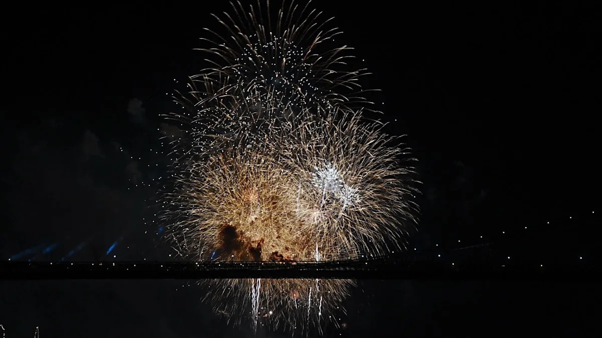 Brooklyn Bridge Fire During 4th of July Fireworks in NYC