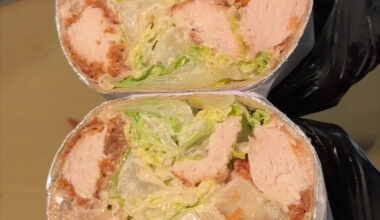 This Brooklyn Food Hall Secret Is Serving The Most Loaded Chicken Caesar Wrap In New York