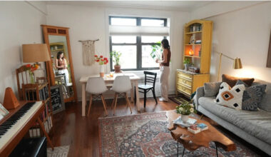 How A Small Space Coach Maximizes Her 750 Sq Ft NYC Apartment For Family of Four