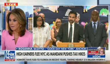 Fox NY Anchor Says Big Earners are ‘Already Leaving’ NYC And Mamdani Is ‘Going to Have a Reality Check’