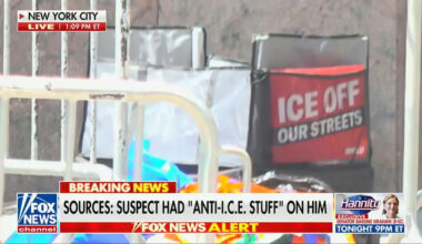 Suspect Who Ignited Incendiary Device at NYC Federal Building ID’d, Had ‘Anti-ICE Stuff on Him’