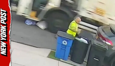 Angry Staten Island resident films careless sanitation workers spreading more trash than they pick up