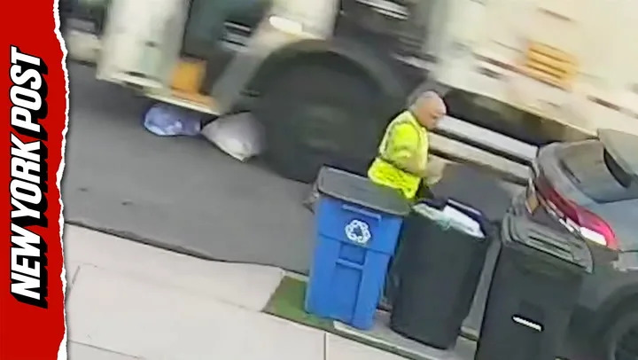 Angry Staten Island resident films careless sanitation workers spreading more trash than they pick up