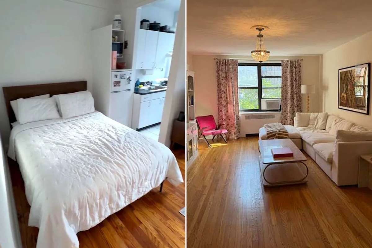 Couple Paying $3K Each for N.Y.C. Apartments 4 Blocks Apart Reveal the Drastic Difference in Size (Exclusive)
