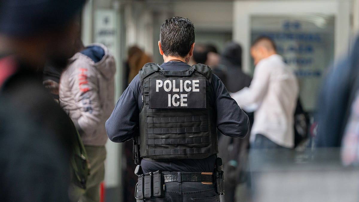 An ICE agent