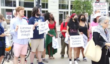 N.Y. activists take part in nationwide 'ICE out' rallies