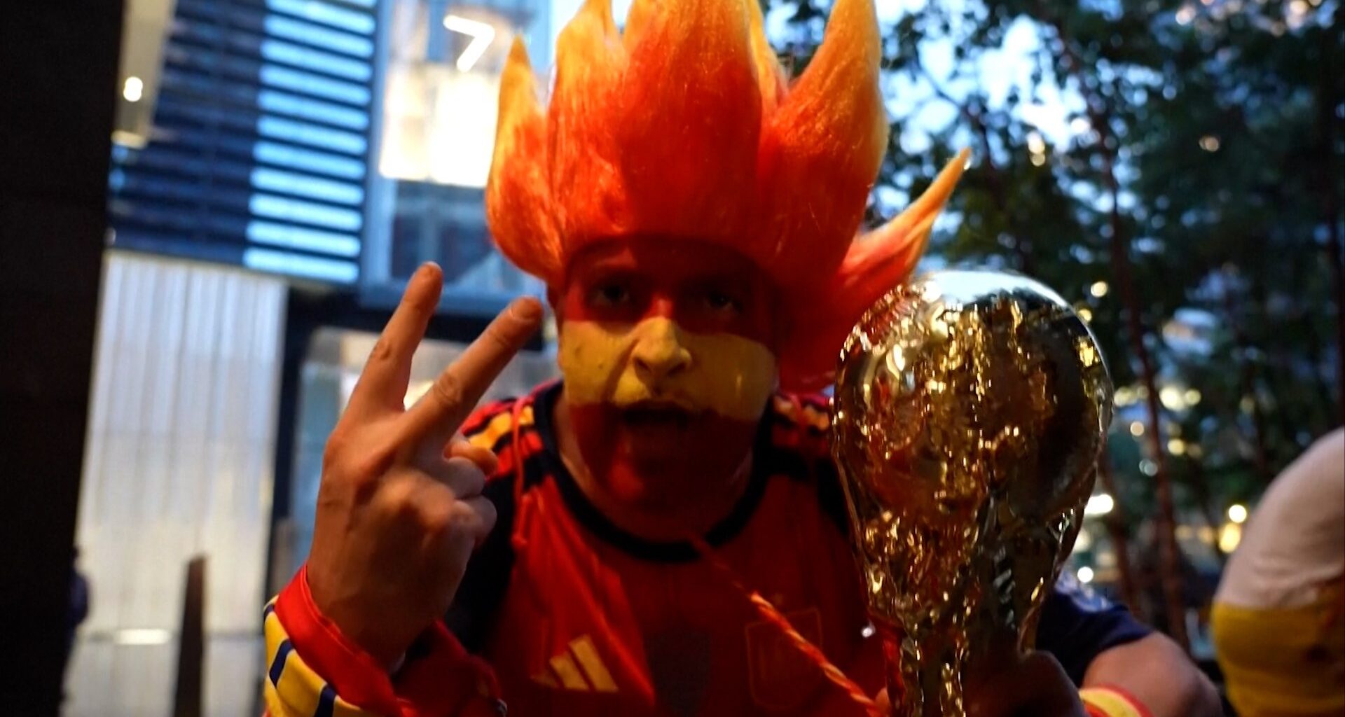 Spain fans bring the party to New York before World Cup final | World Cup 2026