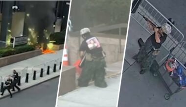 Video shows suspect shoot fireworks, pellet gun before NYC fire – NBC New York