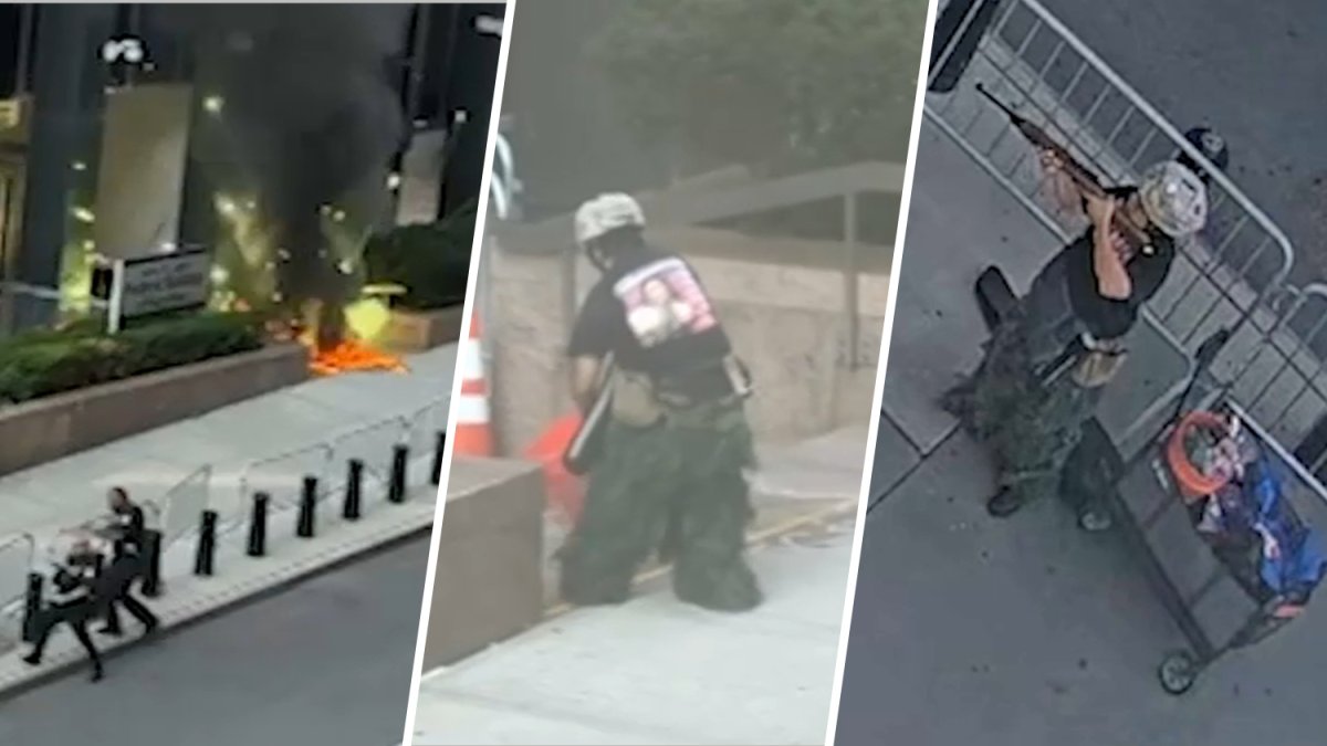 Video shows suspect shoot fireworks, pellet gun before NYC fire – NBC New York